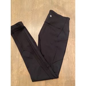 Black Lululemon Fast and Free Leggings